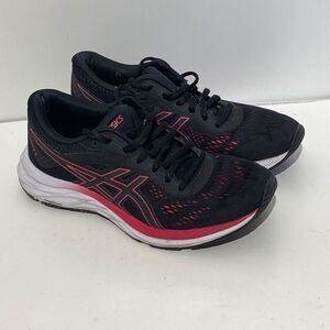 Asics Gel-Excite 6 AmpliFoam Running Shoes Black Pink Womens Size 8 Sneakers